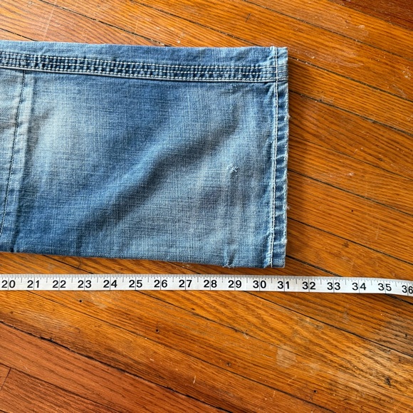 Y2K Affliction Black Premium Cooper Cut Vintage Denim Jeans - Picture 15 of 16